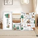 Custom Woodland Animals Crib Bedding Set for Boys Gifts Color21