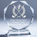 Custom Crystal Awards and Trophies – Personalized Engraved Glass Plaques for Employee Recognition, Appreciation, Farewell, Retirement, Coworker Gifts, Sports Achievements