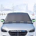 Custom fit for GMC Windshield Snow Covers, 8 Layers WAaterproof Windproof Protection, Frost Defense, Ice, Sun, Snow, UV, Designed for GMC Accessories (for GMC Graphyte)