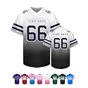 Custom Football Jersey Personalized Team Name Number Logo Customized Shirt for Men Youth Women Kids