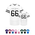 Custom Football Jersey Personalized Team Name Number Logo Customized Shirt for Men Youth Women Kids