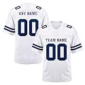 Custom Football Jersey Personalized Team Name Number Customized Football Shirts for Men Youth Women Practice Jerseys
