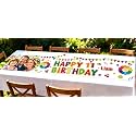 Custom Happy Birthday Banner, Personalized Birthday Banner, Happy Birthday Background Customize for Men Women Kids with Picture/Name/Age Decorations Indoor Outdoor (Style 2)