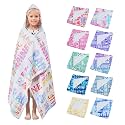 Custom Hooded Beach Towel for Kids, White 30x50 in Pool and Beach Wrap