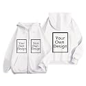 Custom Jackets Design Your Own Full Zipper Hooded Sweatshirt Custom Sweatshirt T Shirts Add Your Own Text or Picture