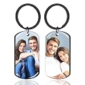 Custom Keychain with Picture Engraving Keychains Gifts for Men Women