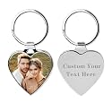 Custom Keychain with Picture Engraving Keychains Gifts for Men Women