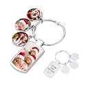 Custom Keychain with Picture Engraving Keychains Gifts for Men Women