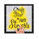 Custom Logo Stencil for Spray Paint, 11.8"x11.8" PVC