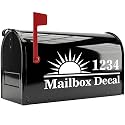 Custom Mailbox Address Decal House Numbers Family Name Vinyl Sticker