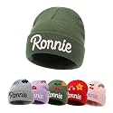 Custom Name Baby Beanie for Boys Girls, Personalized Knit Toddler Winter Hat for Kids, Hand Embroidered Winter Hat, Baby Gift
