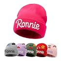 Custom Name Baby Beanie for Boys Girls, Personalized Knit Toddler Winter Hat for Kids, Hand Embroidered Winter Hat, Baby Gift