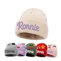 Custom Name Baby Beanie for Boys Girls, Personalized Knit Toddler Winter Hat for Kids, Hand Embroidered Winter Hat, Baby Gift