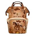 Custom Cowboy Diaper Bag Backpack Gift Cowboy Western Life Wild Cowgirl Multifunction Travel Backpack Nappy Bag Daypack