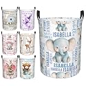 Custom Name Laundry Hamper, Personalized Laundry Baskets with Name for Boys Girls Women Men, Customized Collapsible Dirty Clothes Hamper Easy Storage Gifts for Bedroom Bathroom Living Room