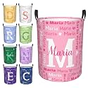 Custom Name Laundry Hamper, Personalized Laundry Baskets with Name for Boys Girls Women Men, Customized Collapsible Dirty Clothes Hamper Easy Storage Gifts for Bedroom Bathroom Living Room