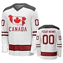 Custom National Hockey Jersey Personalized Name Number V-Neck Sports Ice Hockey Jersey Fans Gift for Men Women Youth