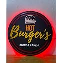 Custom Neon Sign Board 12X12 Inch – Personalized LED Name Light for Shop, Salon, Spa, Office, Boutique, Club, Bar, Bakery, Startup, Outlet, Cart, Kart, Cabin, Meeting room, conferrence Room, Hospital, Clinic Home Wall Decor –