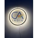 Custom Acrylic Backlit LED Light Sign Board for Office, Shop &amp; Business Branding | Personalized Logo Name Board with LED Glow