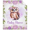 Custom Owl Blankets Custom Baby Blanket for Girls Boy