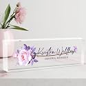 Custom Personalized Name Plate - Office Desk Decor for Women &amp; Men, Employee Appreciation Gifts