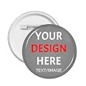 Custom Pins With Your Picture Text Logo Name Photo, Personalized Pins Buttons Custom Gift