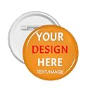 Custom Pins With Your Picture Text Logo Name Photo, Personalized Pins Buttons Custom Gift