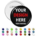 Custom Pins With Your Picture Text Logo Name Photo, Personalized Pins Buttons Custom Gift
