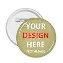 Custom Pins With Your Picture Text Logo Name Photo, Personalized Pins Buttons Custom Gift