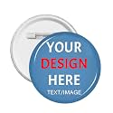 Custom Pins With Your Picture Text Logo Name Photo, Personalized Pins Buttons Custom Gift