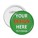 Custom Pins With Your Picture Text Logo Name Photo, Personalized Pins Buttons Custom Gift