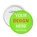 Custom Pins With Your Picture Text Logo Name Photo, Personalized Pins Buttons Custom Gift