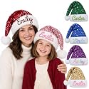 Custom Santa Hat for Adult Kids Personalized Gift Christmas Hats