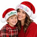 Custom Santa Hat for Adult Kids Personalized Gift Christmas Hats