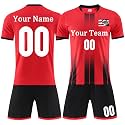 Custom Soccer Jersey Sports Team Training Soccer Uniforms Personalized Name Number Logo Soccer Jerseys for Kids Youth Men