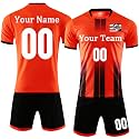 Custom Soccer Jersey Sports Team Training Soccer Uniforms Personalized Name Number Logo Soccer Jerseys for Kids Youth Men