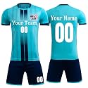 Custom Soccer Jersey Sports Team Training Soccer Uniforms Personalized Name Number Logo Soccer Jerseys for Kids Youth Men
