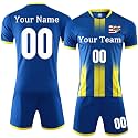 Custom Soccer Jersey Sports Team Training Soccer Uniforms Personalized Name Number Logo Soccer Jerseys for Kids Youth Men