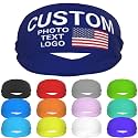Custom Sports Headband Sweatband Bandana Add Your Photo Logo Text Number, Bulk Customized Unisex Sports Moisture Wicking Breathable Elastic