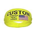 Custom Sports Headband Sweatband Bandana Add Your Photo Logo Text Number, Bulk Customized Unisex Sports Moisture Wicking Breathable Elastic