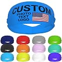Custom Sports Headband Sweatband Bandana Add Your Photo Logo Text Number, Bulk Customized Unisex Sports Moisture Wicking Breathable Elastic