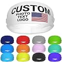 Custom Sports Headband Sweatband Bandana Add Your Photo Logo Text Number, Bulk Customized Unisex Sports Moisture Wicking Breathable Elastic