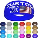 Custom Sports Headband Sweatband Bandana Add Your Photo Logo Text Number, Bulk Customized Unisex Sports Moisture Wicking Breathable Elastic