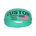 Custom Sports Headband Sweatband Bandana Add Your Photo Logo Text Number, Bulk Customized Unisex Sports Moisture Wicking Breathable Elastic
