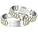 Custom Stainless Steel Medical Alert Bracelets for Men