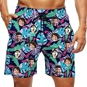 Custom Swim Trunks Men Personalized Funny Swim Beach Shorts with Faces on Them Custom Birthday Gifts for Men