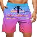Custom Swim Trunks Men Personalized Funny Swim Beach Shorts with Faces on Them Custom Birthday Gifts for Men