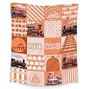 Custom Train Blanket for Boys - 60x80 Inches Twin Size - Soft Fuzzy Warm Throws Gifts - Orange Cute Throw Blanket for Bed, Couch, Sofa