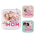Custom Travel Jewelry Case For Mom Birthday Gifts, Moms Personalized Gift for Women from Daughter Son, We Love You Present for Mother Mommy Mothers Day Christmas