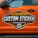 Custom Truck Stickers, Personalized Vinyl Car Door Decals for Vehicles